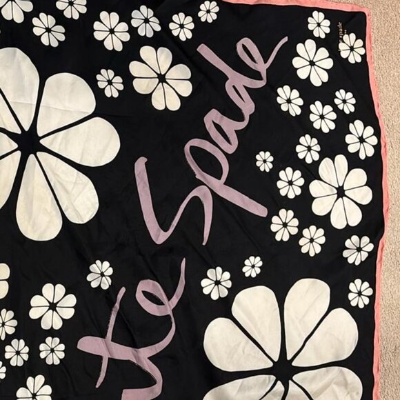 100% Silk Kate Spade Silk Scarf (SOLD) - Picture 3 of 3
